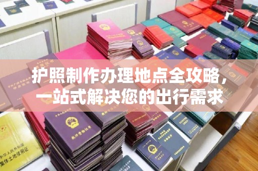 普定护照制作办理地点全攻略，一站式解决您的出行需求