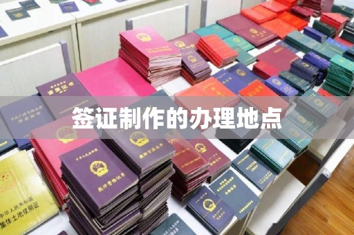 普定签证制作的办理地点