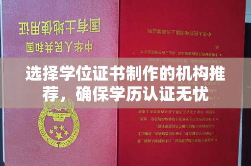 普定选择学位证书制作的机构推荐，确保学历认证无忧