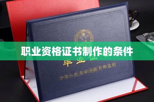 普定职业资格证书制作的条件