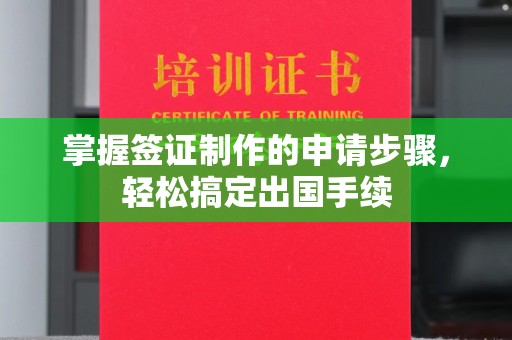 普定掌握签证制作的申请步骤，轻松搞定出国手续