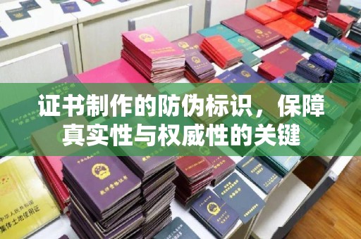 普定证书制作的防伪标识，保障真实性与权威性的关键
