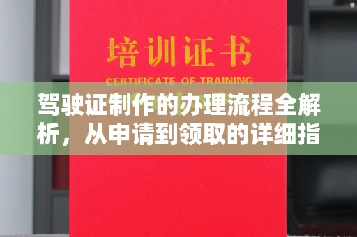 普定驾驶证制作的办理流程全解析，从申请到领取的详细指南