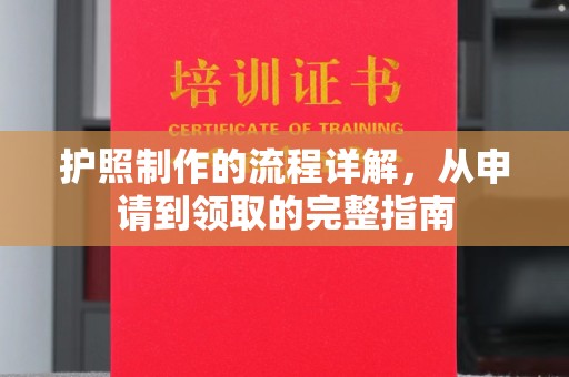 普定护照制作的流程详解，从申请到领取的完整指南